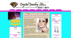 Desktop Screenshot of crystaljewelrysite.com