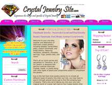 Tablet Screenshot of crystaljewelrysite.com